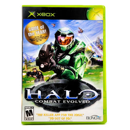 Halo Combat Evolved Game Of The Year Xbox Good CIB - Front Cover Art Shown