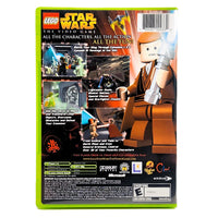 Lego Star Wars The Video Game Xbox Good CIB - Back Of Game Case