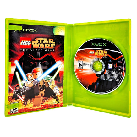Lego Star Wars The Video Game Xbox Good - CIB Showing Open Case Disc And Manual