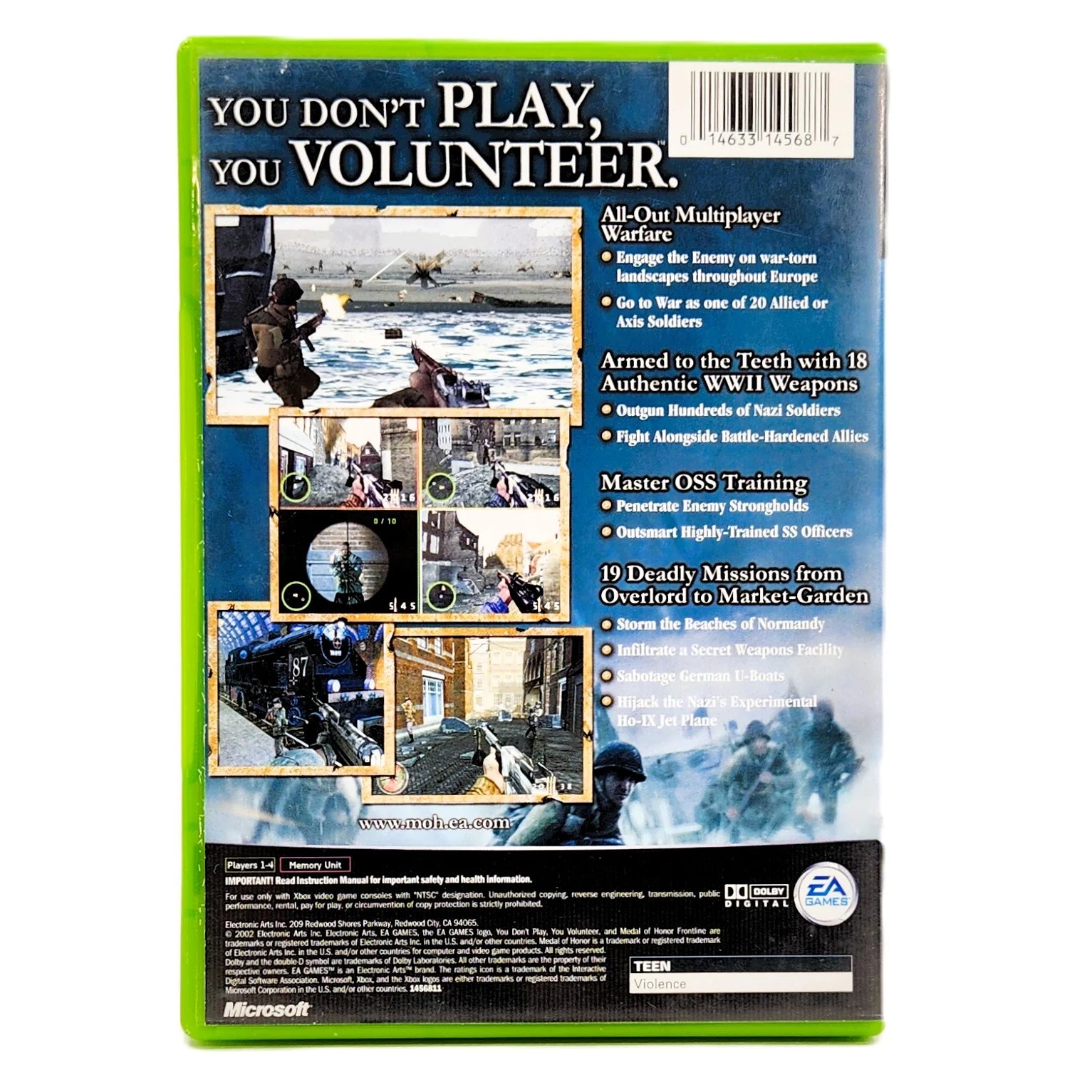 Where to Buy Medal of Honor: Frontline – EA Shooter on Xbox| Retro