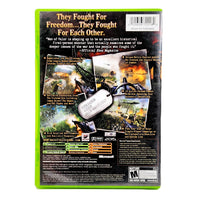 Men Of Valor Xbox Good CIB - Back Panel Artwork Of Retail Game Case