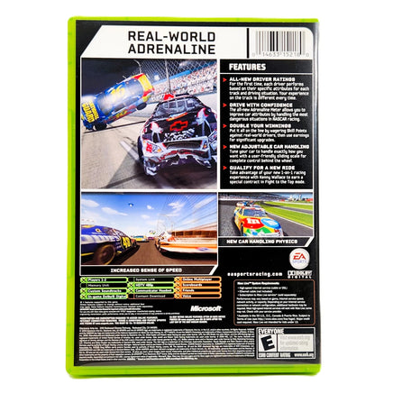 NASCAR 07 Xbox Very Good CIB - Official Back Artwork From Retail Edition