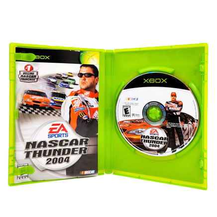 NASCAR Thunder 2004 Xbox Good CIB - Opened Game Box Revealing Disc & Booklet
