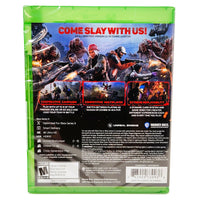 Back 4 Blood Xbox One Brand New - Back Cover Of Game Case