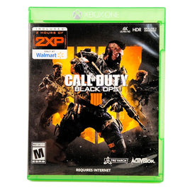 Call Of Duty Black Ops 4 Walmart Edition Xbox One Good CIB - Official Front Cover Of Game Case