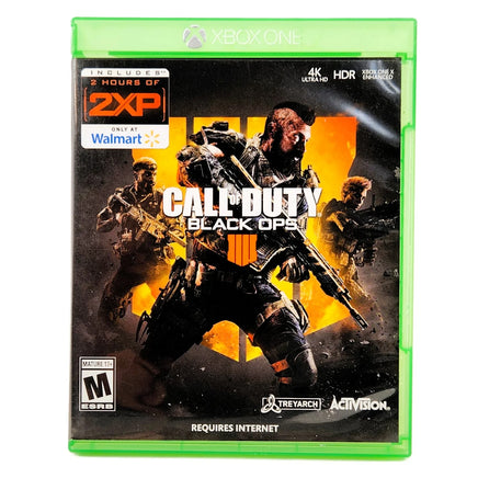 Call Of Duty Black Ops 4 Walmart Edition Xbox One Good CIB - Official Front Cover Of Game Case