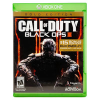 Call Of Duty Black Ops III Gold Edition Xbox One Very Good - Front Cover Of Game Case