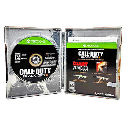 Call Of Duty Black Ops III Hardened Edition Xbox One Very Good - Open Case Displaying Full CIB Contents