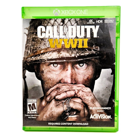 Call Of Duty WWII Xbox One Good CIB - Authentic Front Sleeve Art From Case
