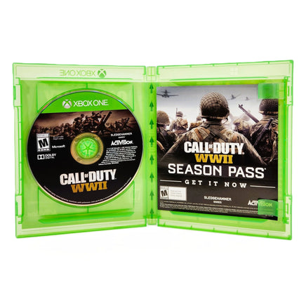 Call Of Duty WWII Xbox One Good CIB - Game Disc And Manual Neatly Arranged Inside
