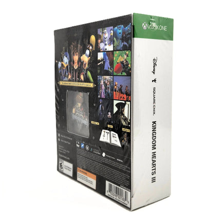 Kingdom Hearts III Deluxe Edition Xbox One Brand New CIB - Right and Back View of Retail Box
