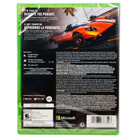 Need For Speed Hot Pursuit Remastered Xbox One Brand New - Game Case Rear Artwork