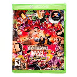 Ultimate Marvel Vs Capcom 3 Xbox One Brand New CIB - Front Cover Artwork Of Official Game Release