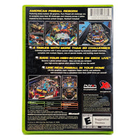 Pure Pinball Xbox Good CIB - Authentic Back Cover Art