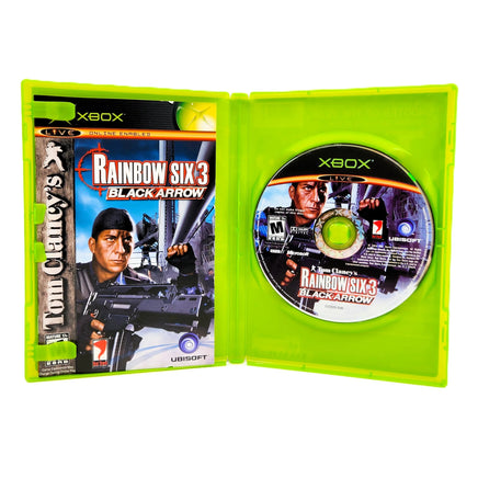 Rainbow Six 3 Black Arrow Xbox Good CIB - Showing Open Case Disc And Manual