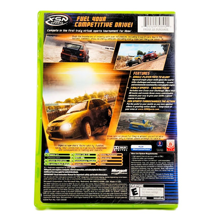 RalliSport Challenge 2 Xbox Good CIB - Back Cover