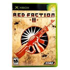 Red Faction II Xbox Very Good CIB - Front Jewel Case Art
