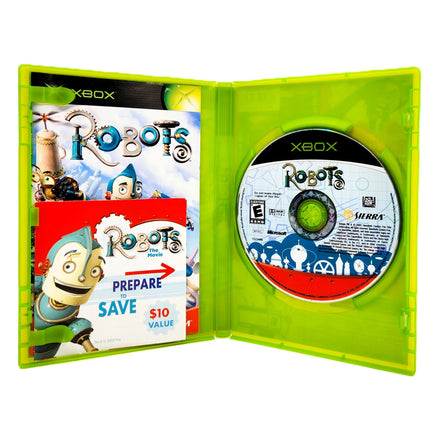 Robots Xbox Good CIB - Case Open – Includes Disc And Manual