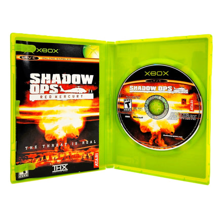 Shadow Ops Red Mercury Xbox Very Good CIB - Open Jewel Case With Disc And Manual