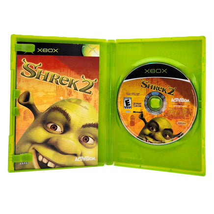 Shrek 2 Xbox Good CIB - Complete In Box View With Disc And Inserts