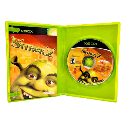 Shrek 2 Xbox Very Good CIB - Inside Contents Of Retail Game Box