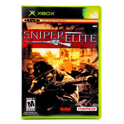 Sniper Elite Xbox Very Good CIB - Retail Box Front Panel Design Shown