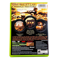 Sniper Elite Xbox Very Good CIB - Rear Sleeve With Screenshots & Details Visible