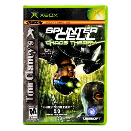 Splinter Cell Chaos Theory Xbox Good CIB - Official Front Cover Of Game Case