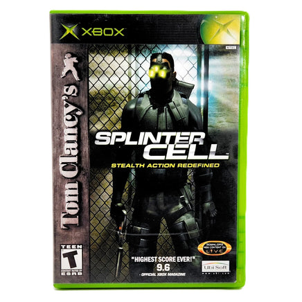 Splinter Cell Xbox Good CIB - Authentic Front Sleeve Art From Case
