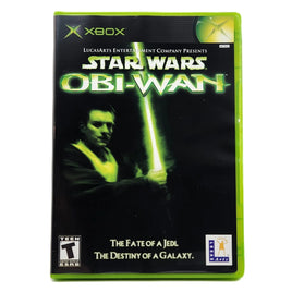 Star Wars Obi Wan Xbox Very Good CIB - Factory-Printed Front Sleeve Of Game Release