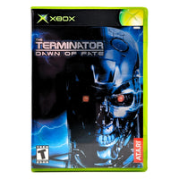 Terminator Dawn Of Fate Xbox Good CIB - Front Cover Of Game Case