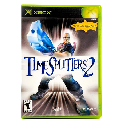 Timesplitters 2 Xbox Like New CIB - Game Case Front Cover