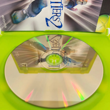 Timesplitters 2 Xbox Like New CIB - Close up of disc surface