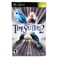 Timesplitters 2 Xbox Like New CIB - Game instruction manual front cover