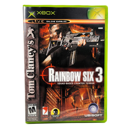 Tom Clancy's Rainbow Six 3 for Xbox - Retail front cover shown, very good condition
