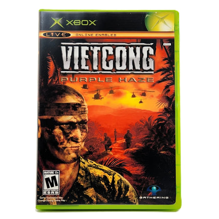 Vietcong Purple Haze Xbox Very Good CIB - Authentic Front Cover Art