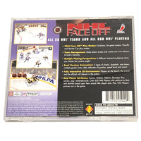 NHL Faceoff Playstation 1 Good - Back Of Game Case