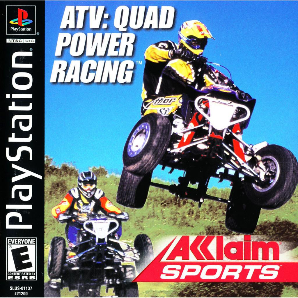 ATV: Quad Power Racing - PlayStation 1 Game - Complete