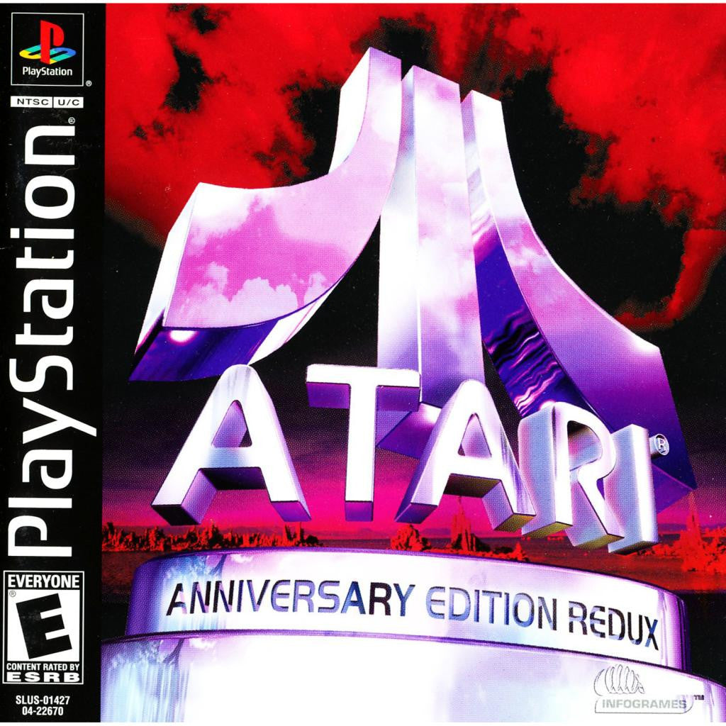 Atari Anniversary Edition Redux - PlayStation 1 Game - Complete