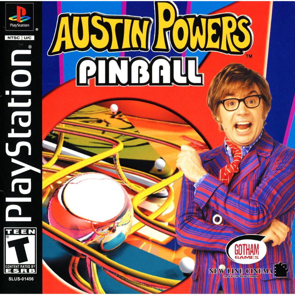 Austin-Powers-Pinball - PlayStation 1 Game - Complete