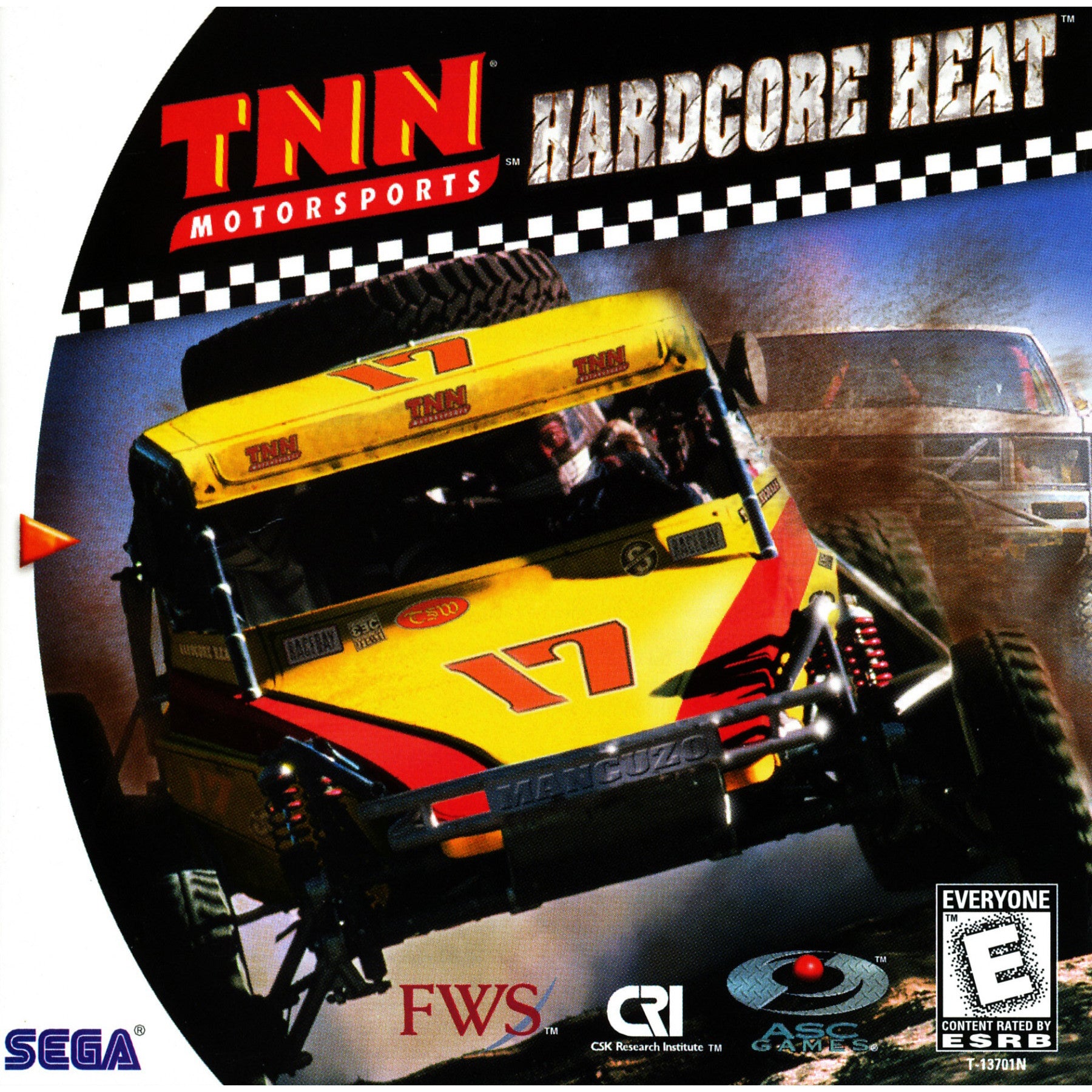 TNN Motorsports Hardcore Heat - Sega Dreamcast Game - Complete