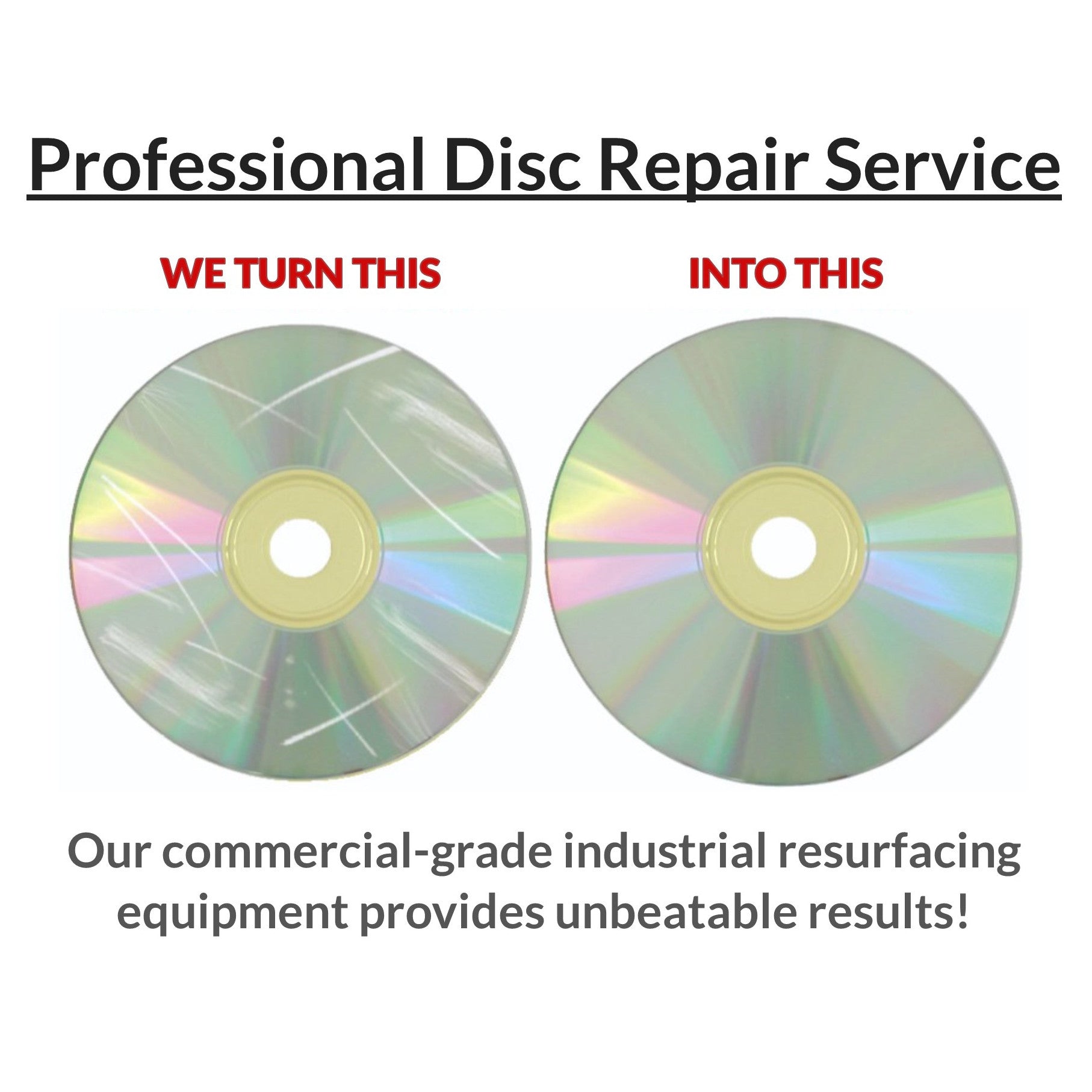 900 Discs - Professional Disc Repair - Scratch Removal Service