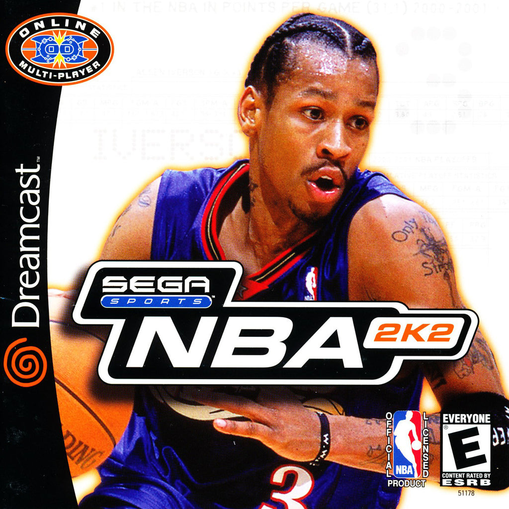NBA 2K2 - Sega Dreamcast Game - Complete