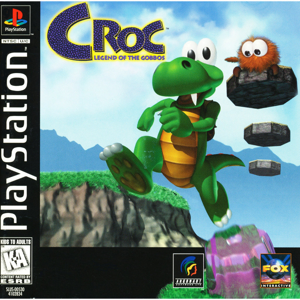 Croc: Legend of the Gobbos - PlayStation 1 Game - Complete