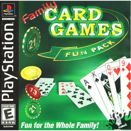 Family Card Games Fun Pack for PlayStation 1