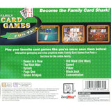 Family Card Games Fun Pack for PlayStation 1 back