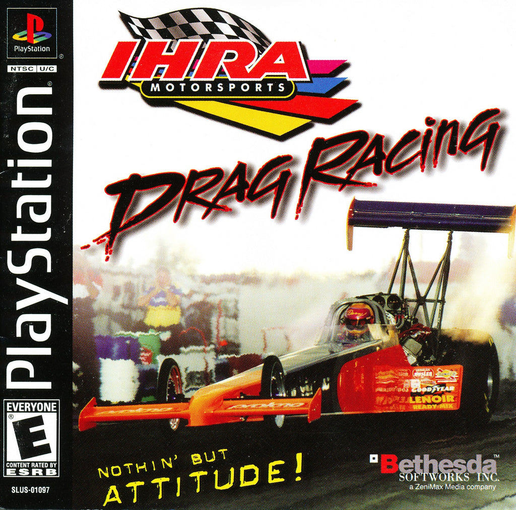 IHRA Motorsports Drag Racing - PS1 Game - Complete