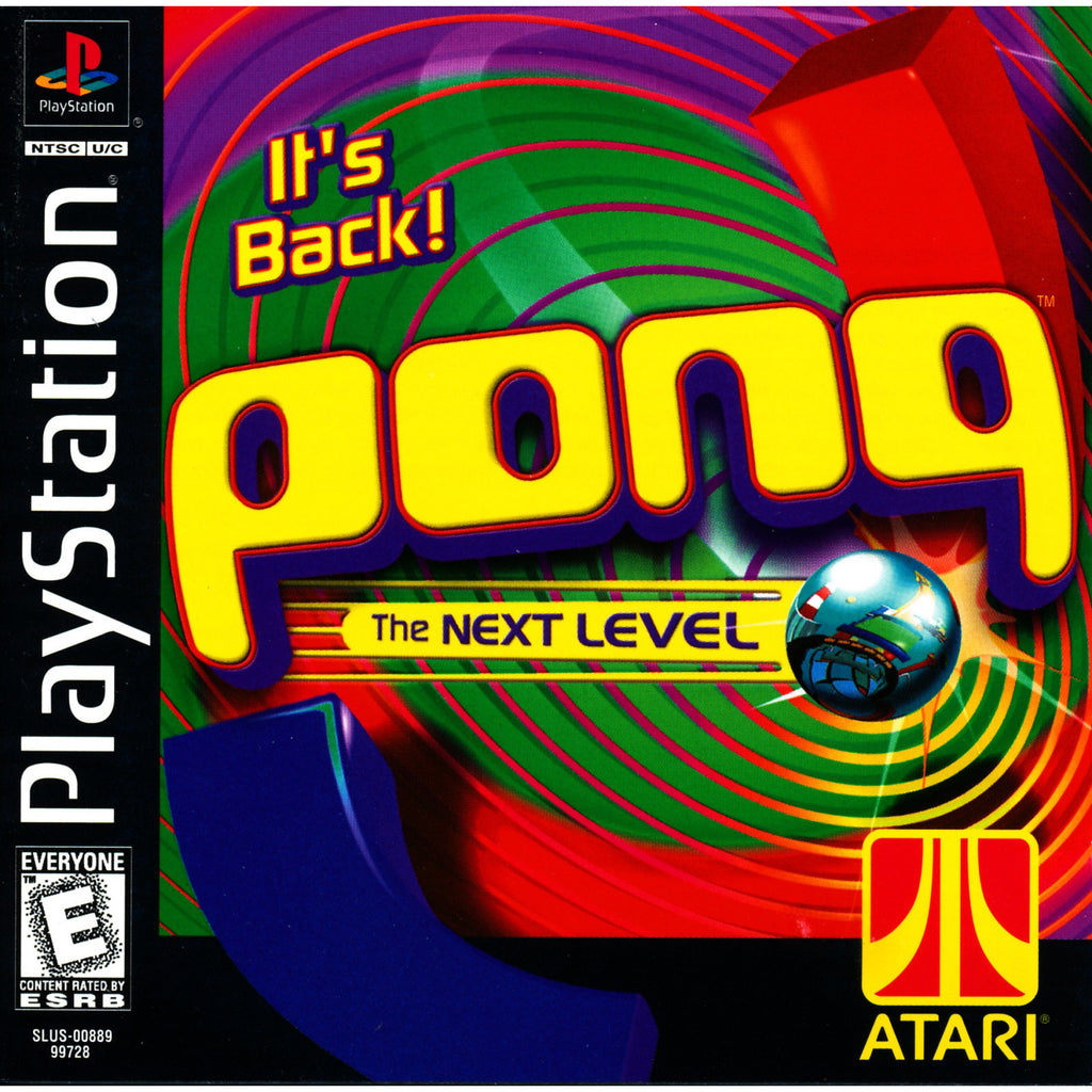 Pong: The Next Level - PlayStation 1 Game - Complete