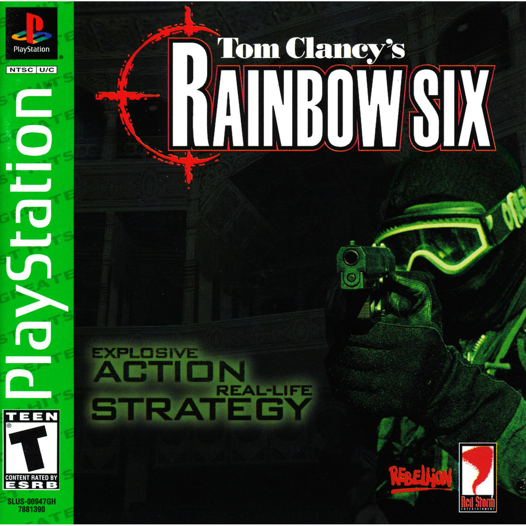 Tom Clancy's: Rainbow Six - PlayStation 1 Game - Complete
